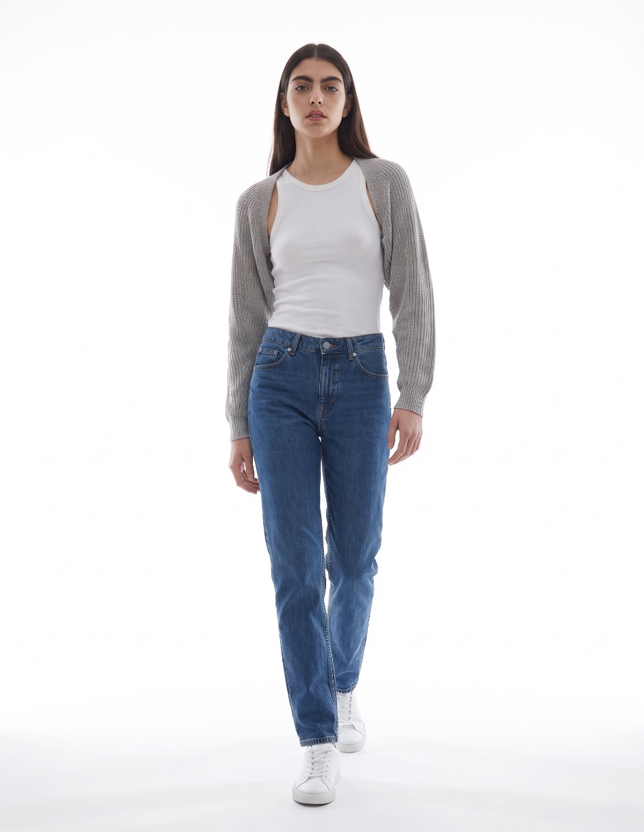 Suéter cuello redondo para mujer 3