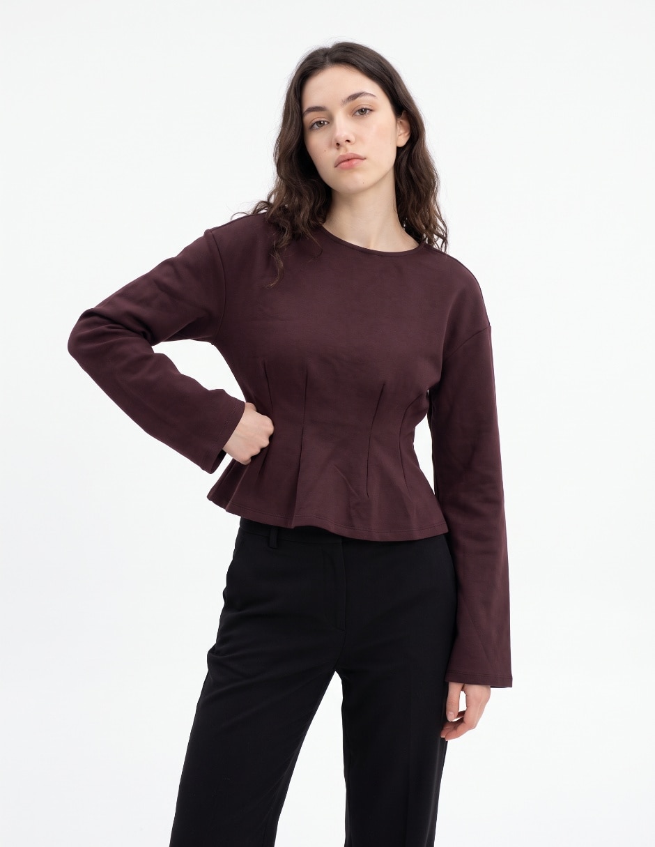 Blusa manga larga para mujer 1
