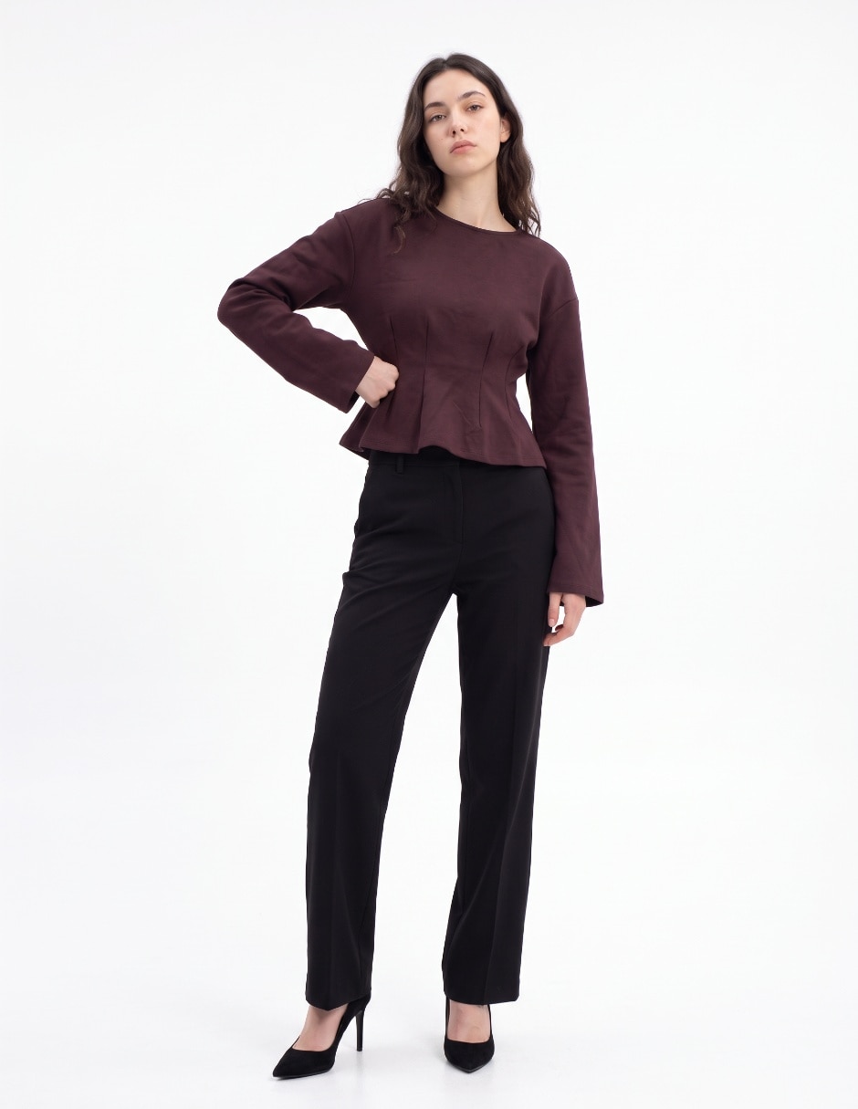 Blusa manga larga para mujer 3