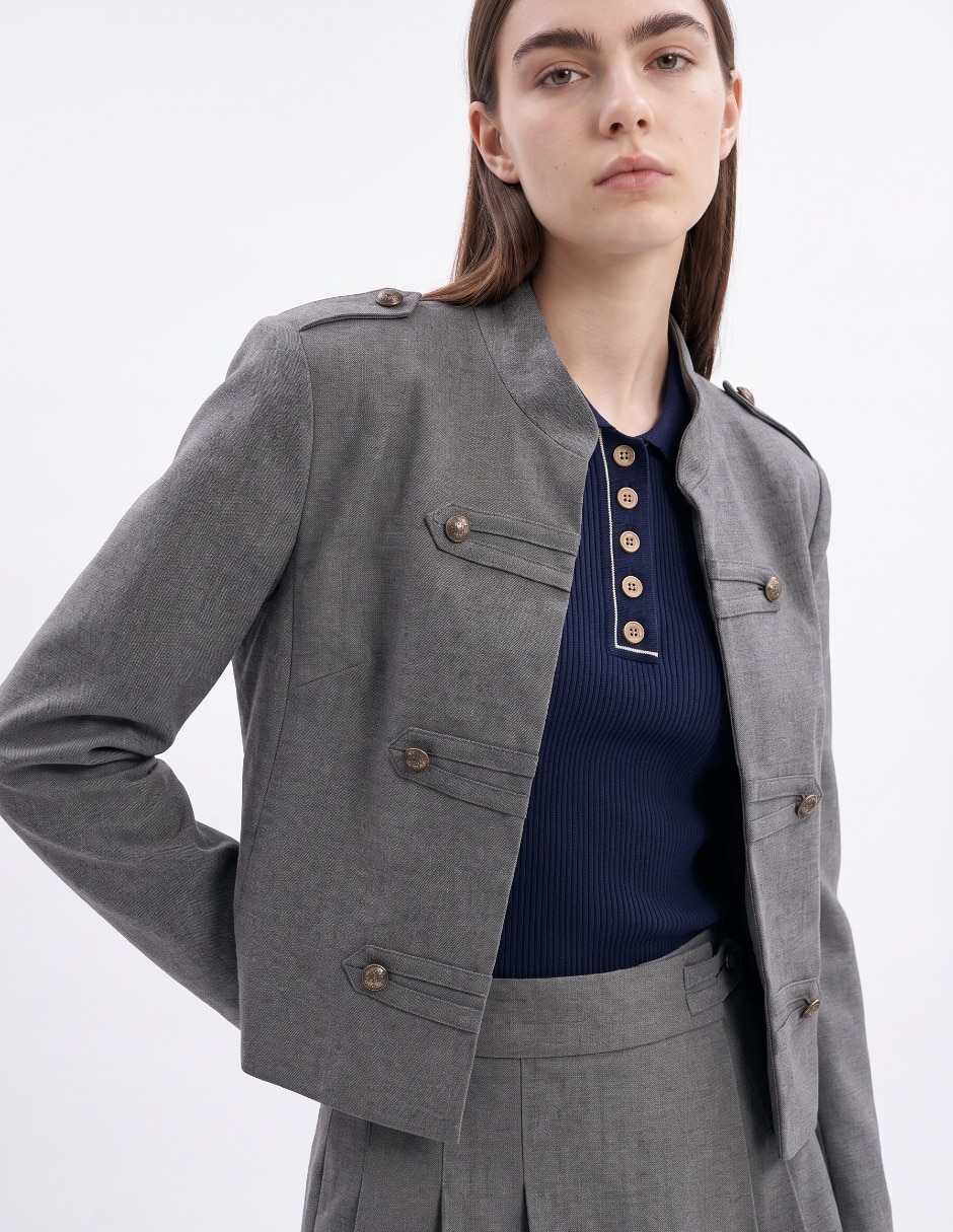 Saco torera casual para mujer 3