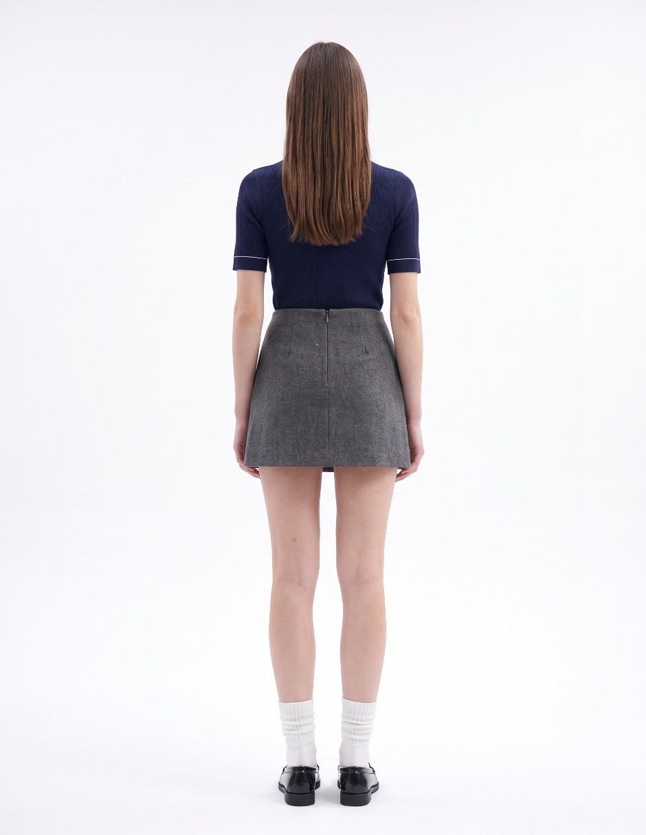 Falda short corto a la cintura 2