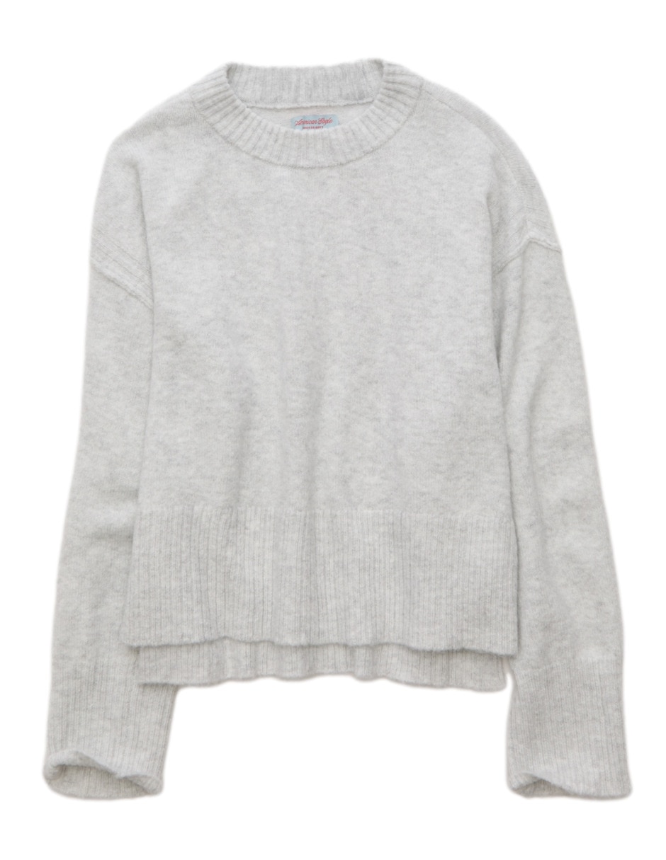 Suéter cuello redondo para mujer