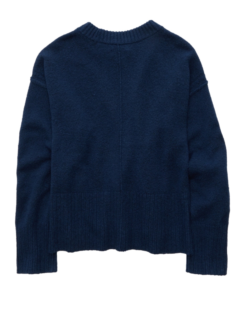 Suéter cuello redondo para mujer