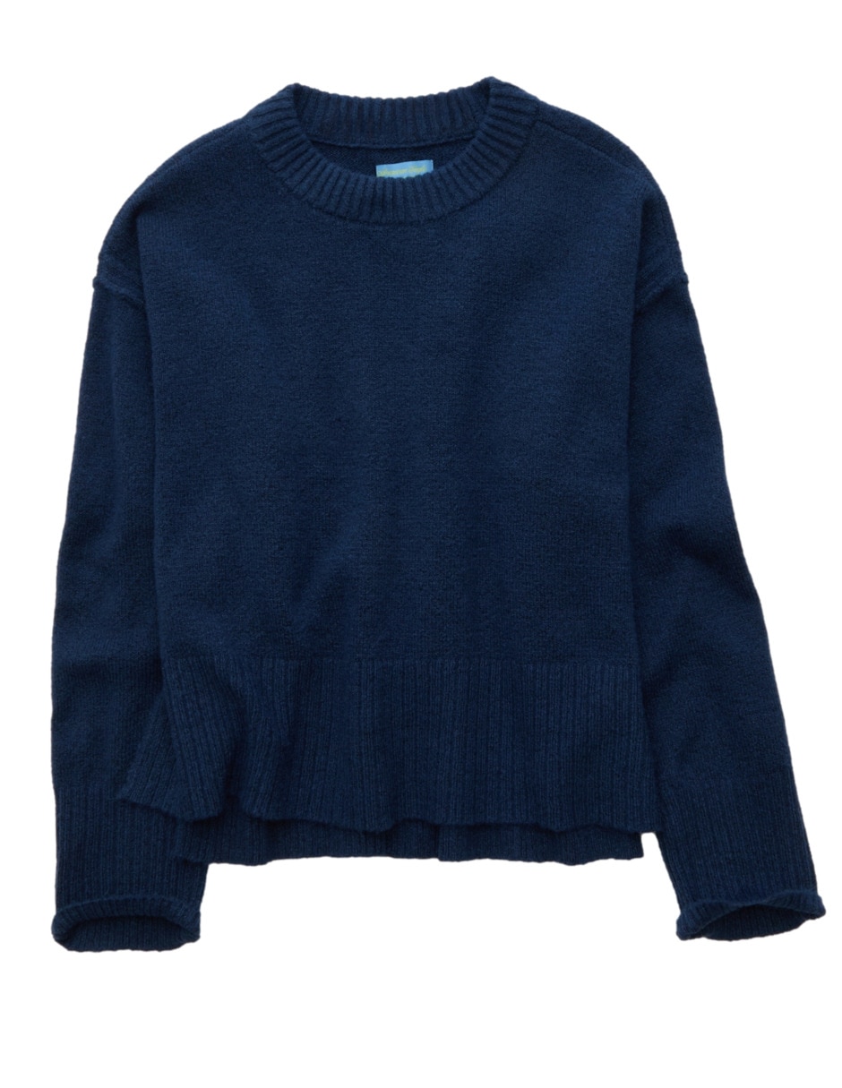 Suéter cuello redondo para mujer