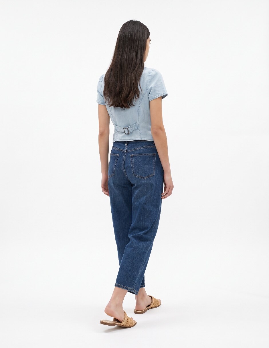 Blusa manga corta para mujer 2