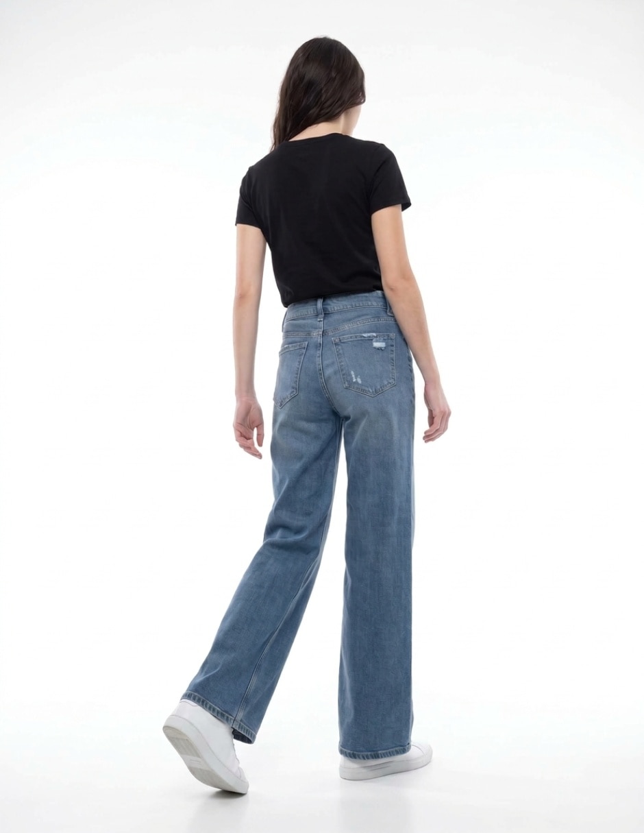 Jeans wide leg para mujer 2