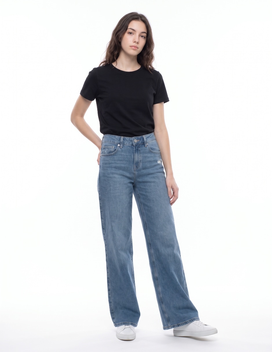 Jeans wide leg para mujer 3