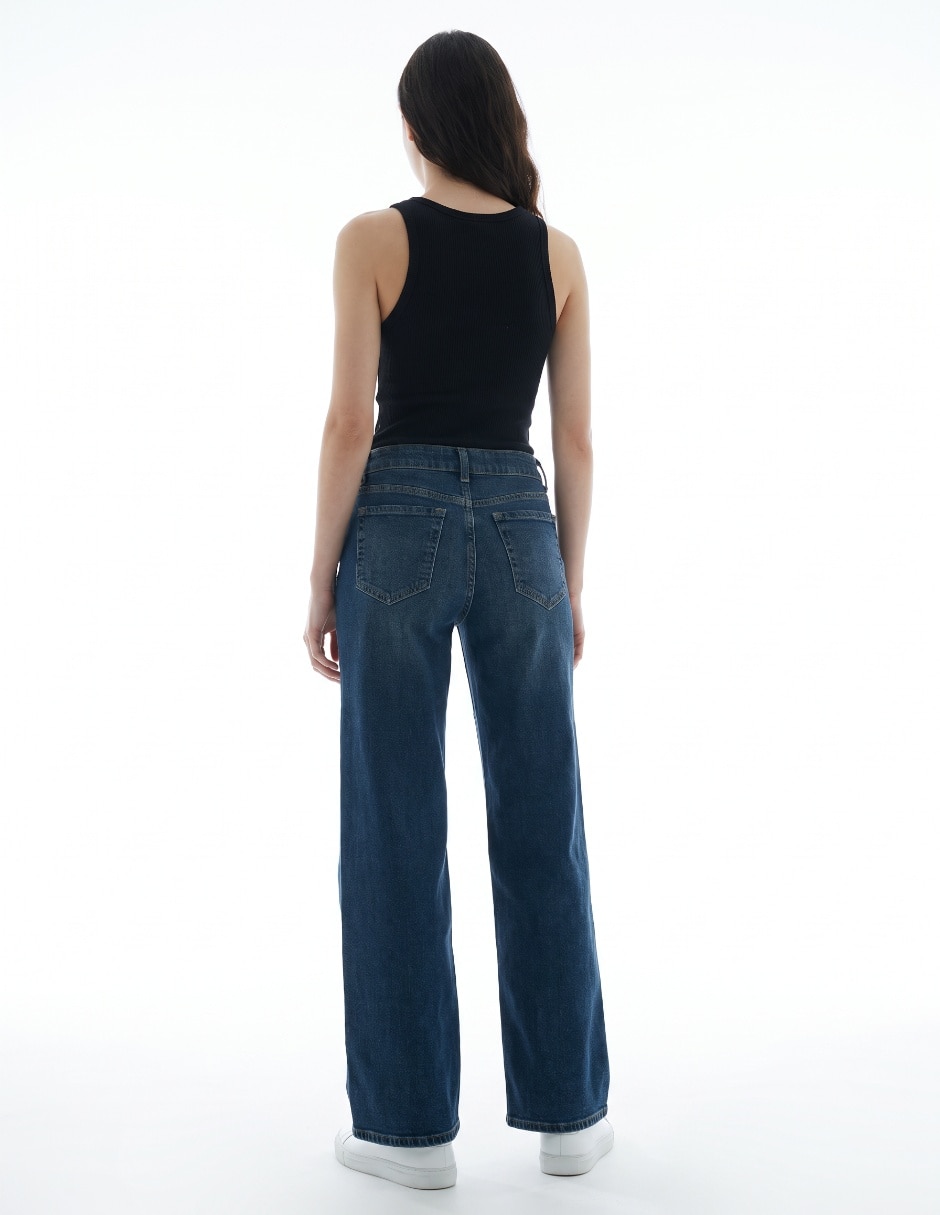 Jeans wide leg para mujer 2