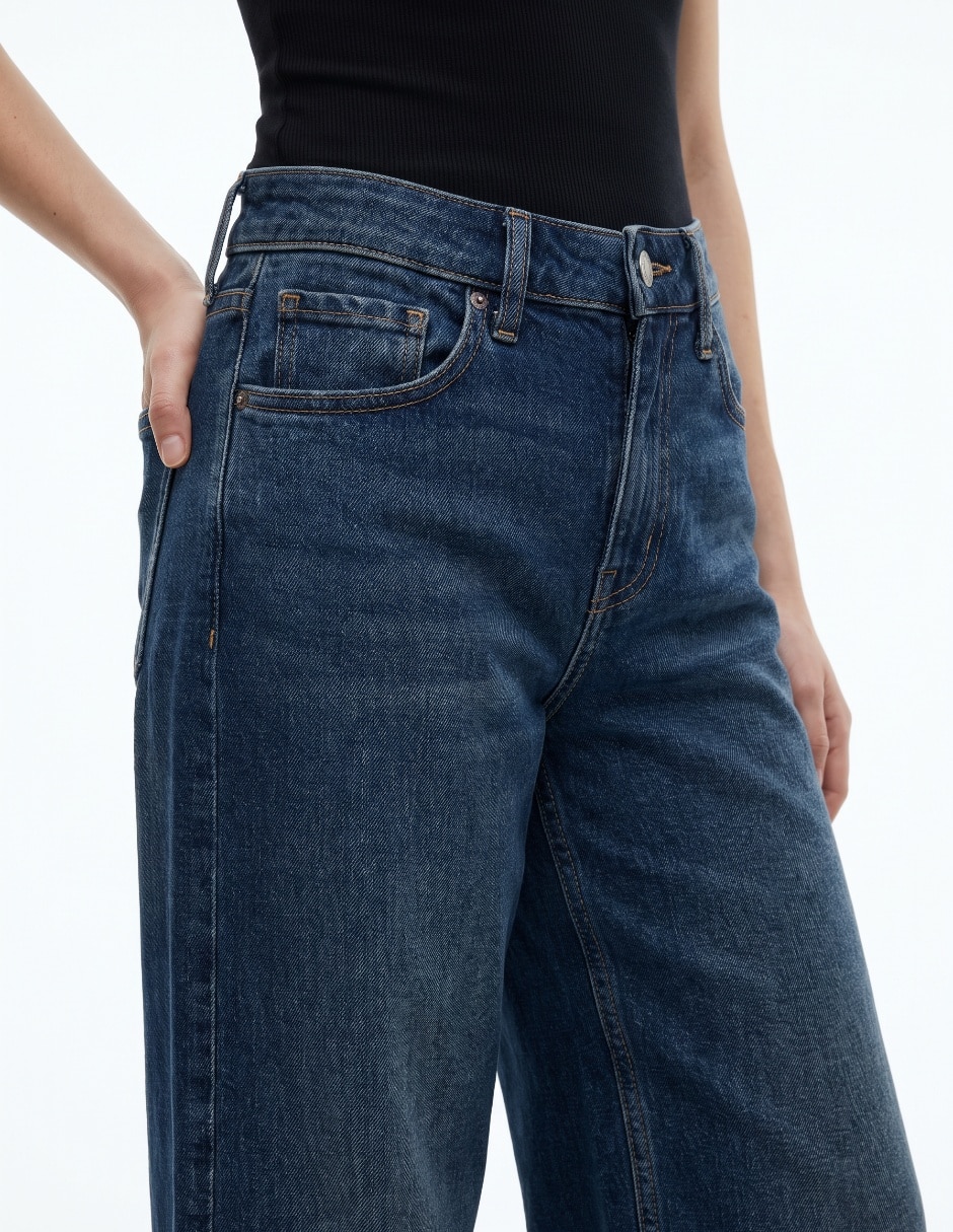 Jeans wide leg para mujer 4