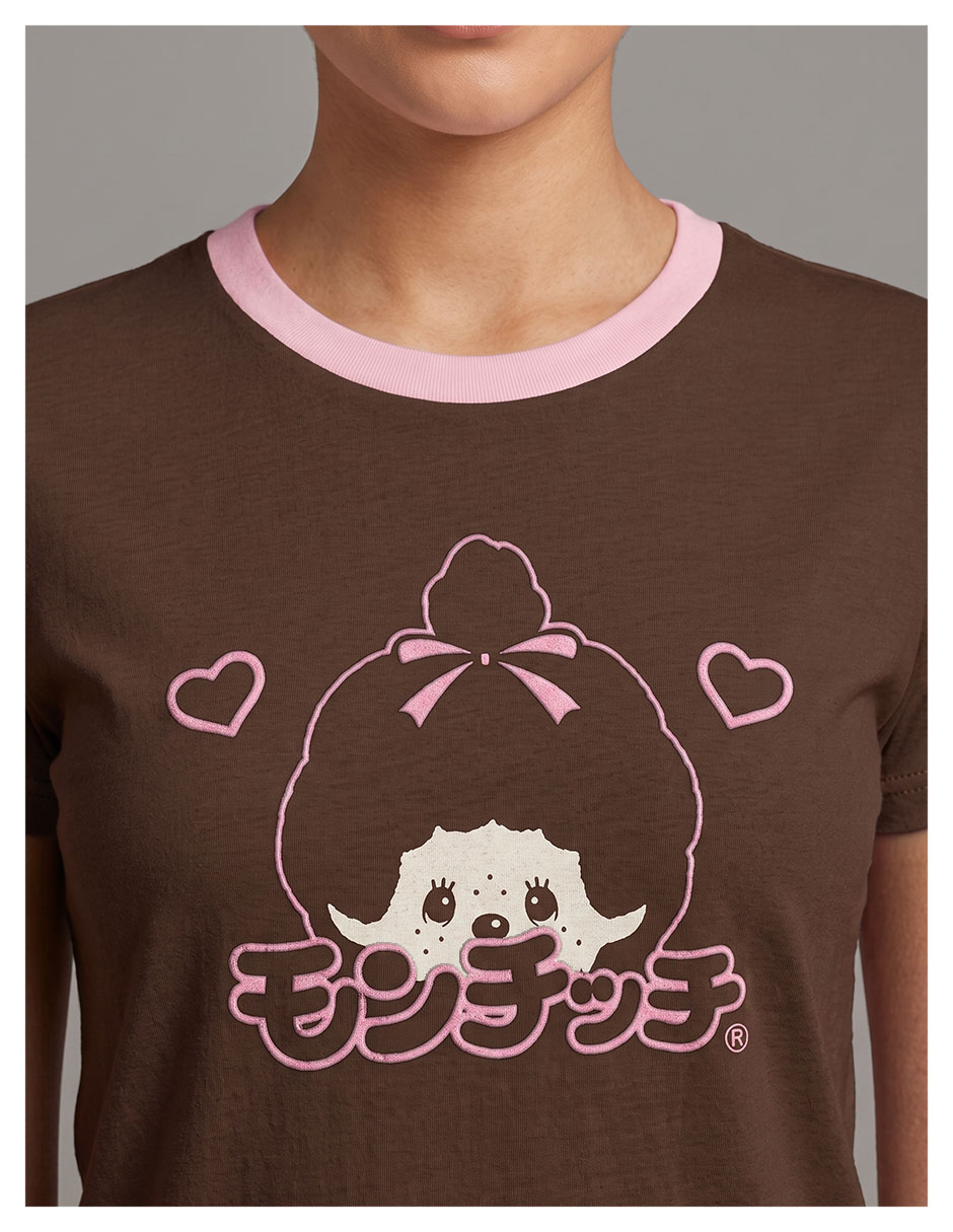 Playera manga corta colección caricatura cuello redondo para mujer 4
