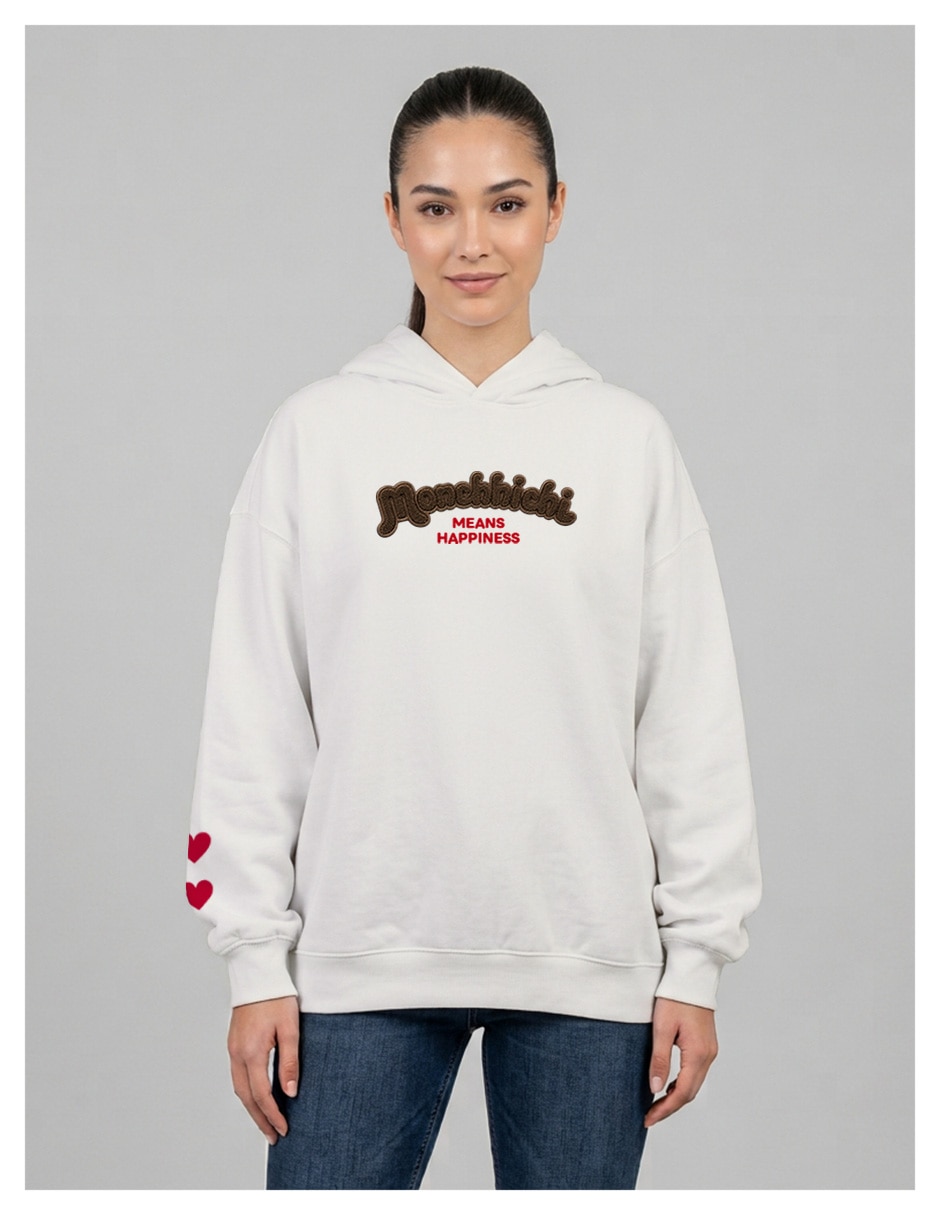 Sudadera con capucha colección caricatura para mujer