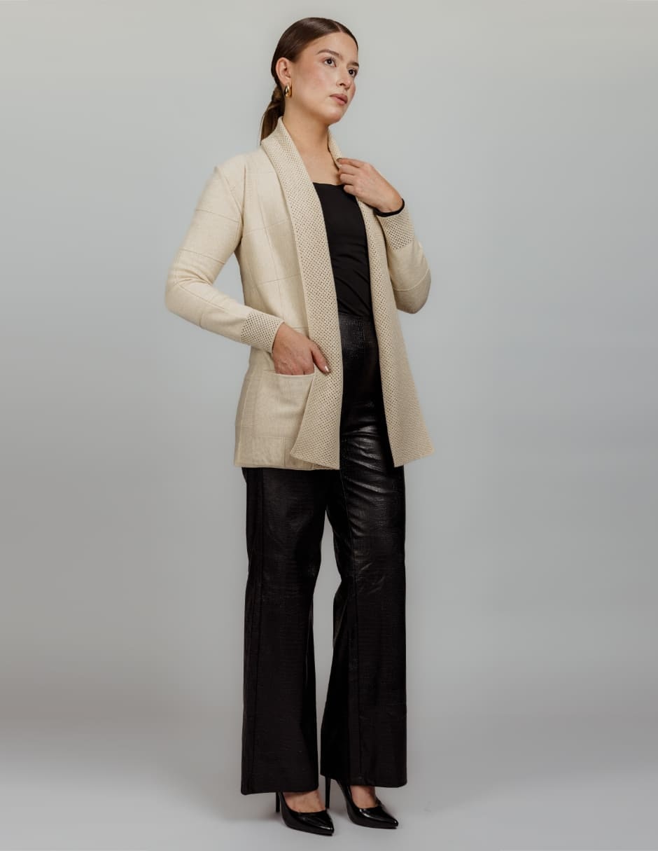 Suéter cuello Abierto para mujer 2