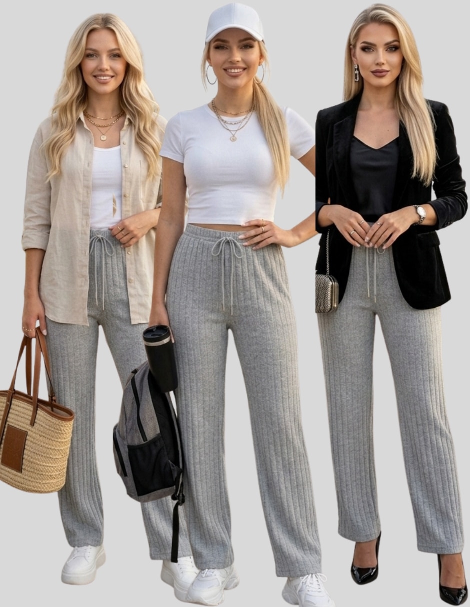Pantalón recto para mujer 6