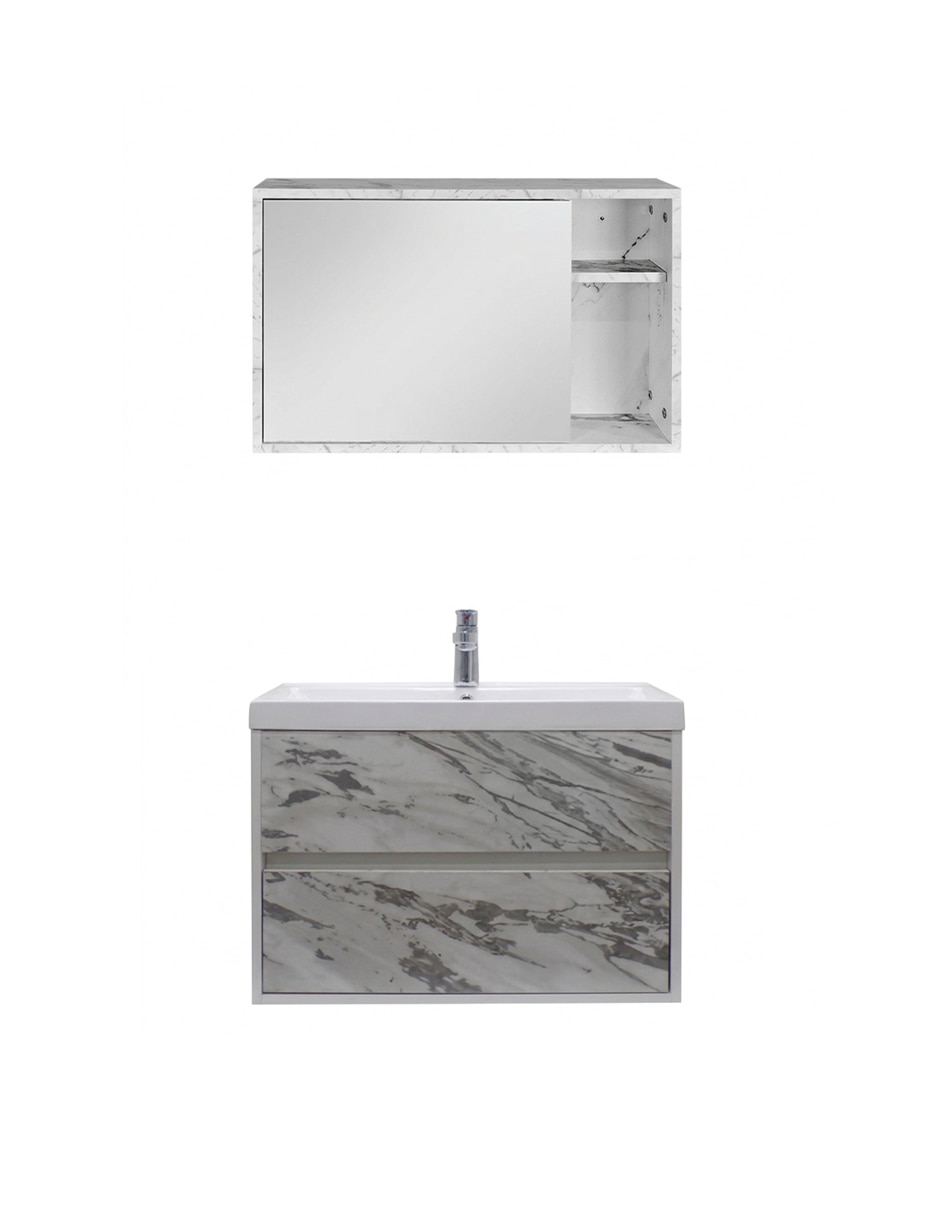 Gabinete armable Leno de MDF y melamina Gabinete armable Leno de MDF y melamina